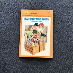 Vintage Thomas Rockwell How to Eat Fried Worms Dell Yearling 1985 Classic Book